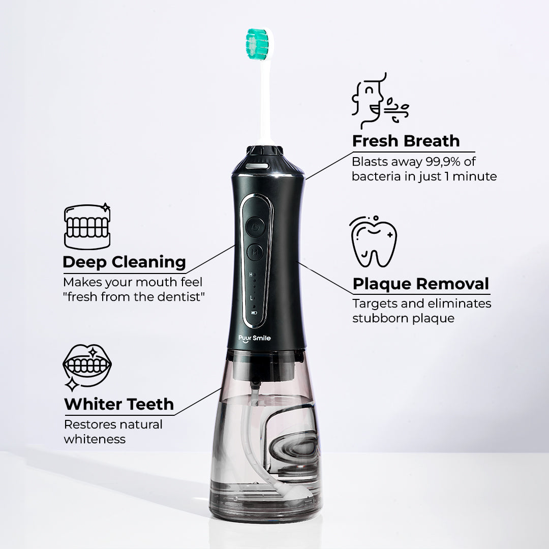 PUURSMILE WATER FLOSSER - 50% OFF HALLOWEEN SALE + 3 FREE GIFTS (WORTH $120)