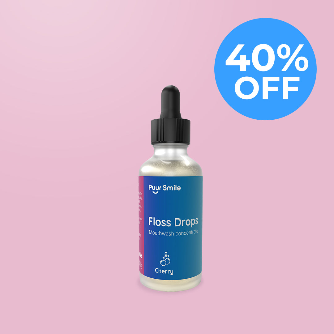 CHERRY FLOSS DROP SERUM - ADD INTO FLOSSER TO TURN WATER INTO DELICIOUS BACTERIA FIGHTING SERUM