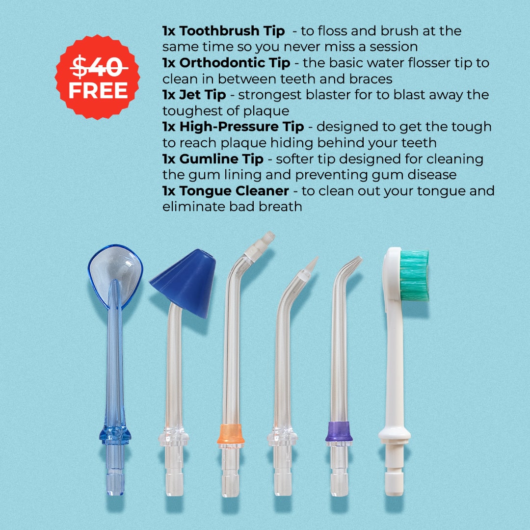 PUURSMILE WATER FLOSSER - 55% OFF HALLOWEEN SALE + 4 FREE GIFTS (WORTH $150)