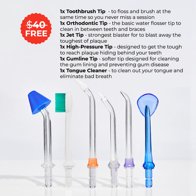 PUURSMILE WATER FLOSSER - 55% OFF HALLOWEEN SALE + 4 FREE GIFTS (WORTH $150)
