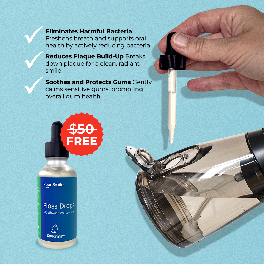 PUURSMILE WATER FLOSSER - 55% OFF HALLOWEEN SALE + 4 FREE GIFTS (WORTH $150)